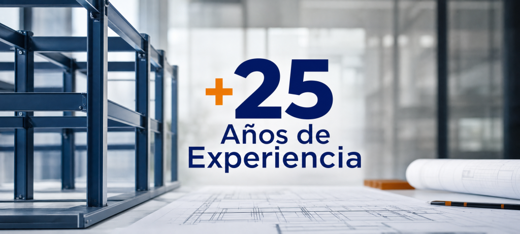 Composición técnica ilustrativa: +25 Años de Experiencia